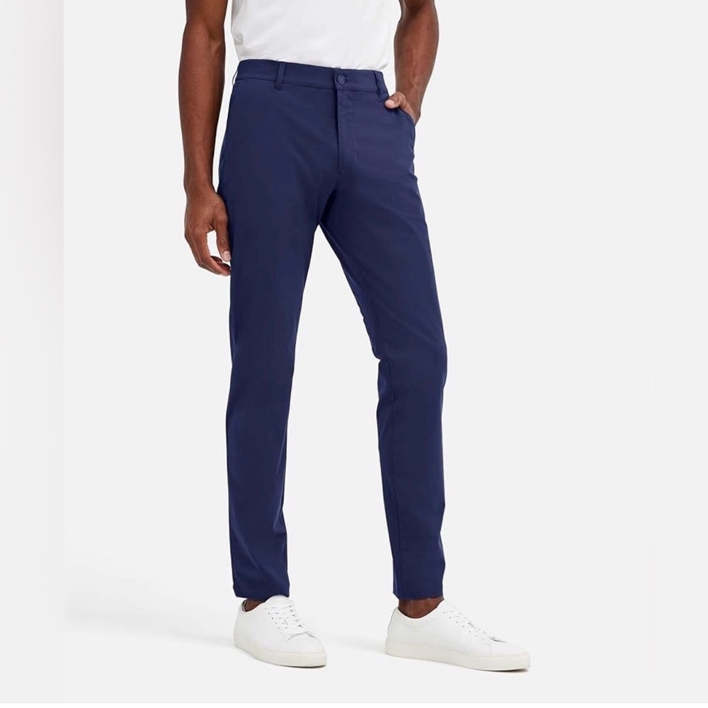 Rhone Men's Resort Pant Slim  Breathable Stretch Orbita Navy Size 40